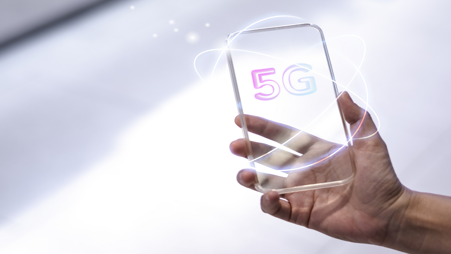 5G global network background technology with futuristic transpar